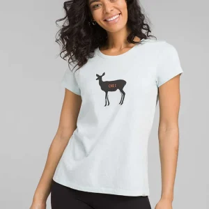 Haut Femme Prana Graphic - Cerf Aqua