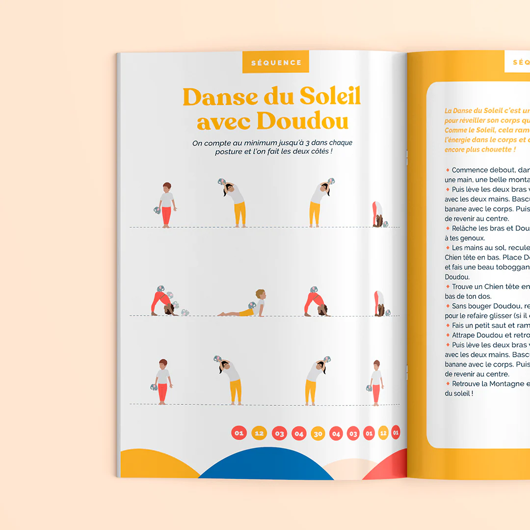 🖌 Cahier de Vacances - 1 2 3 Yoga (Imprimé) – Image 2