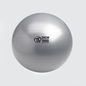 Balle de Yoga avec pompe 55cm - Argent