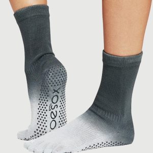 ToeSox Crew Full Toe Women's Yoga Grip Socks