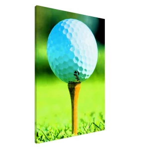 Golf Tee-Time | Golfbild | Canvas 70x100 cm