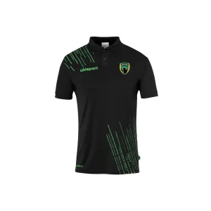 Polo couleur noir / vert