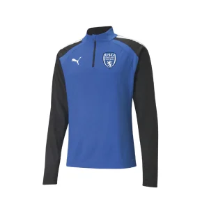 Sweat 1/4 zip TeamLiga blue
