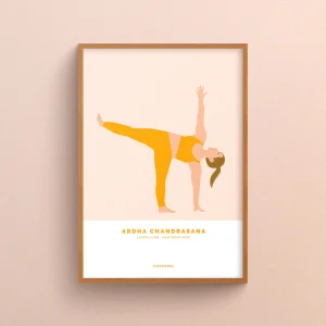 Affiche Ardha Chandrasana