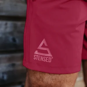 Short STRETCH Burgundy STENSED