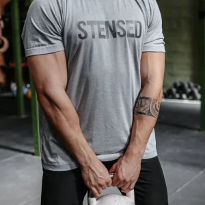 T-shirt STENSED Tri-Blend Grey