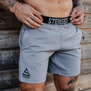 Short STRETCH Grey STENSED