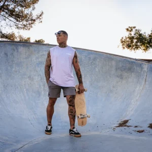 Tank Vintage Lilas STENSED