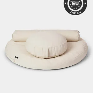 Yoga Studio EU Round Organic Zabuton Meditation Cushion Kit - Zafu & Pranayama