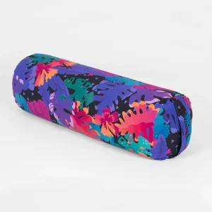 Yoga Studio Bolster biologique de sarrasin Designed - Collection Floral