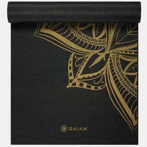 Gaiam Bronze Medallion Premium Metallic Yoga Mat 6mm