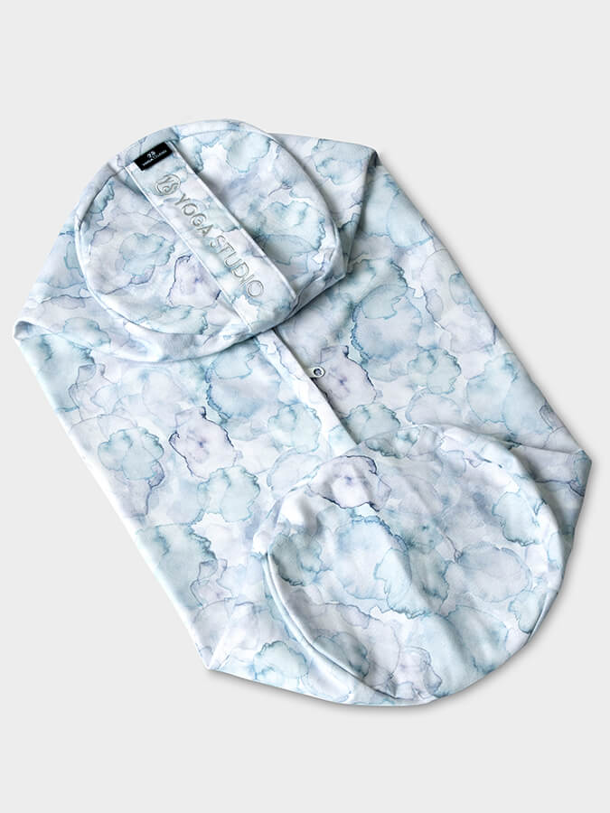 Yoga Studio Replacement Round Abstract Bolster Outer Cushion Cover – Image 3