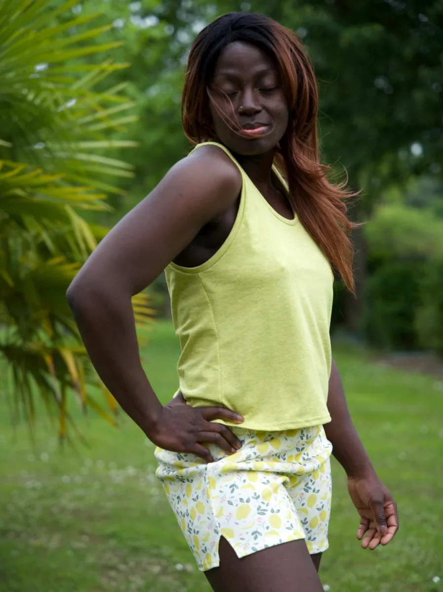 Débardeur Pyjama ROSSIGNOL Jaune Citron – Image 2