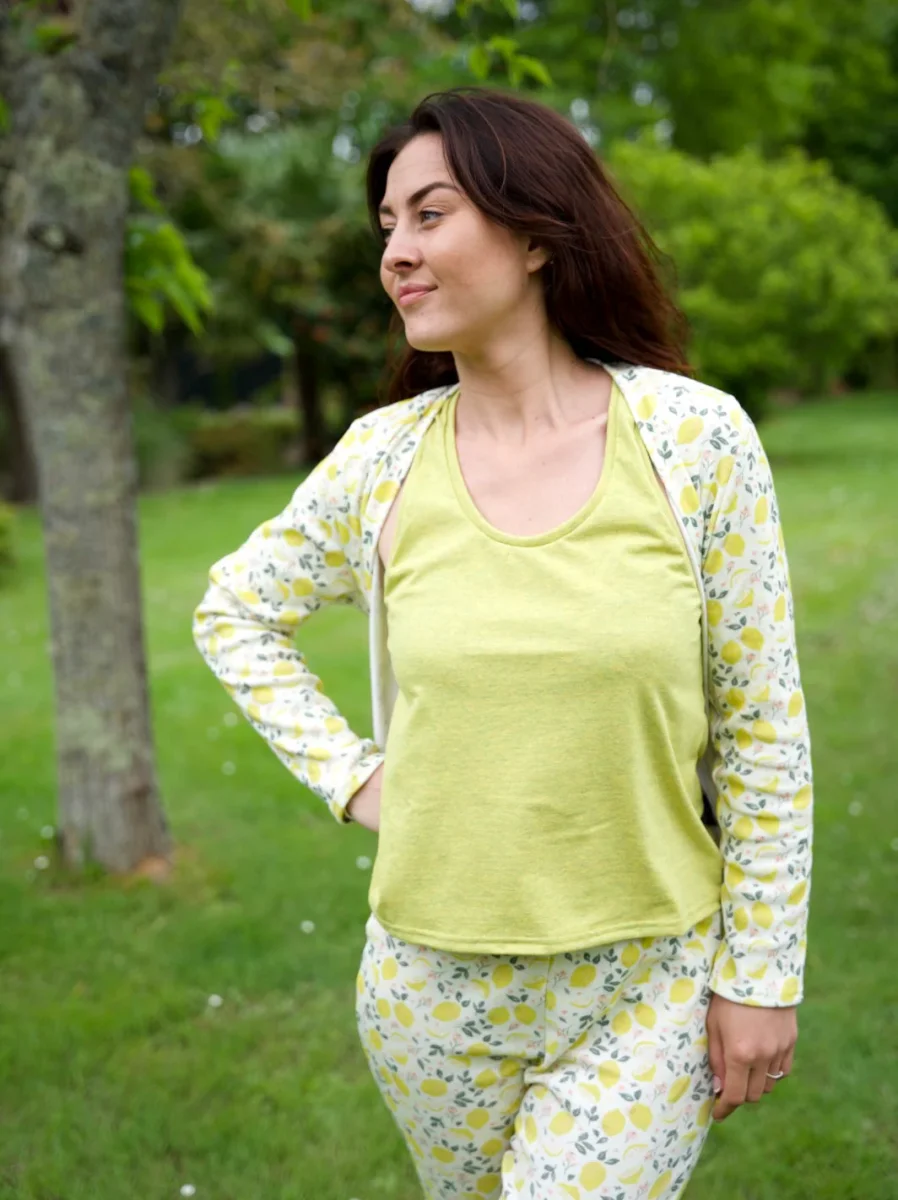 Débardeur Pyjama ROSSIGNOL Jaune Citron – Image 6