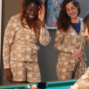 Kimono Pyjama FAUVETTE Motif Panthère