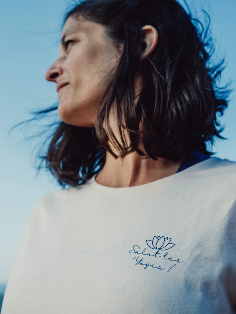 T-shirt PÉLICAN Rose Pétale Salut les Yogis – Image 2