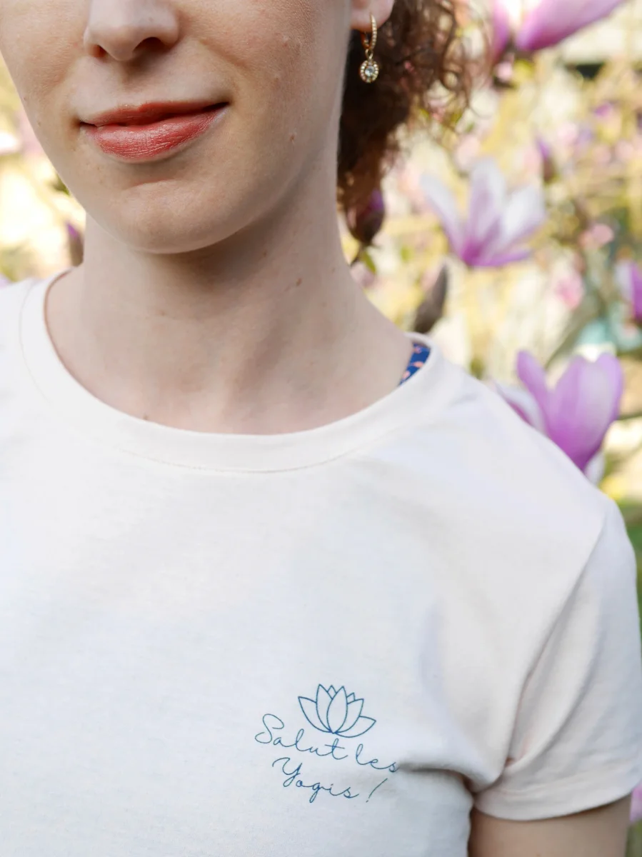 T-shirt PÉLICAN Rose Pétale Salut les Yogis – Image 8