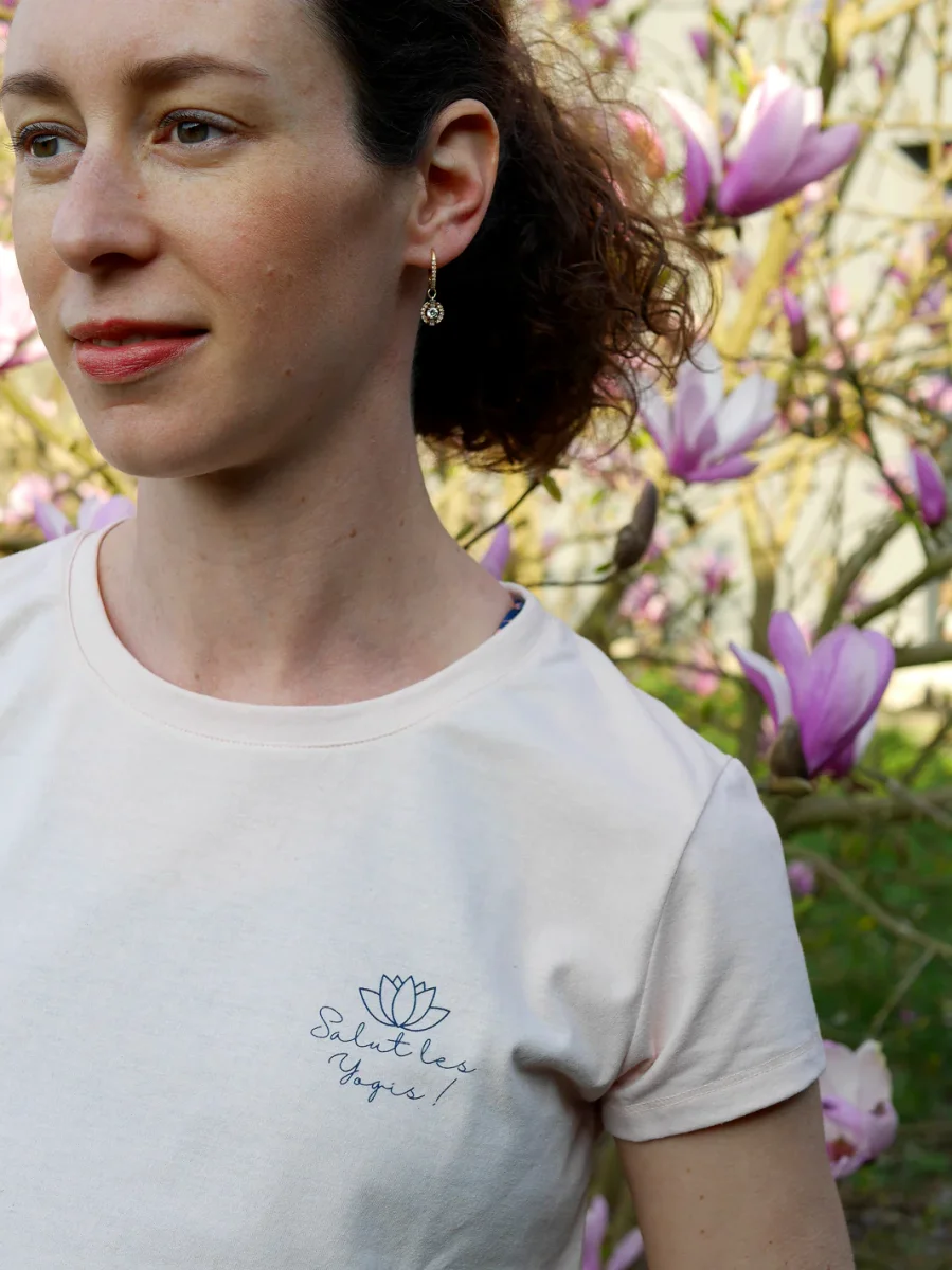 T-shirt PÉLICAN Rose Pétale Salut les Yogis – Image 9
