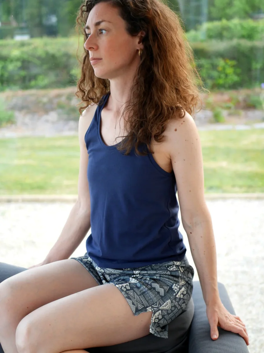 Débardeur Pyjama ROSSIGNOL Bleu Marine – Image 7