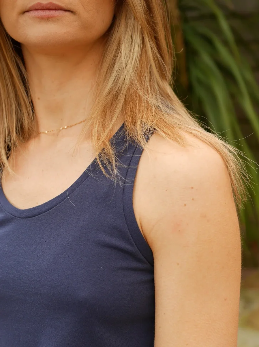 Débardeur Pyjama ROSSIGNOL Bleu Marine – Image 3