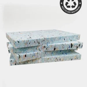 Yoga Studio 1''' Inch Chip Foam Half Yoga Block (4 Pack)