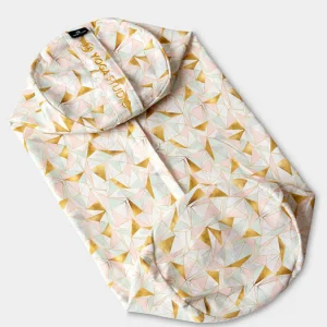 Yoga Studio Replacement Round Abstract Bolster Outer Cushion Cover