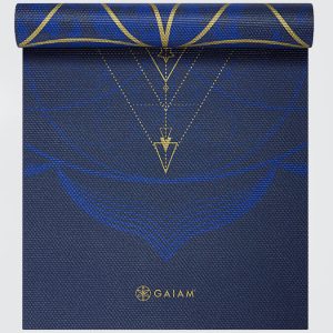 Gaiam Reversible Metallic Sun & Moon Yoga Mat (6mm)