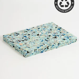 Yoga Studio 1 Inch Chip Foam Half Yoga Block (30 x 20 x 2.5cm)