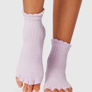ToeSox Melody Scallop Half Toe Yoga Socks