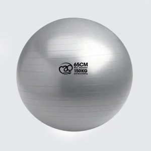 Balle de Yoga Mad avec pompe 65cm - Argent
