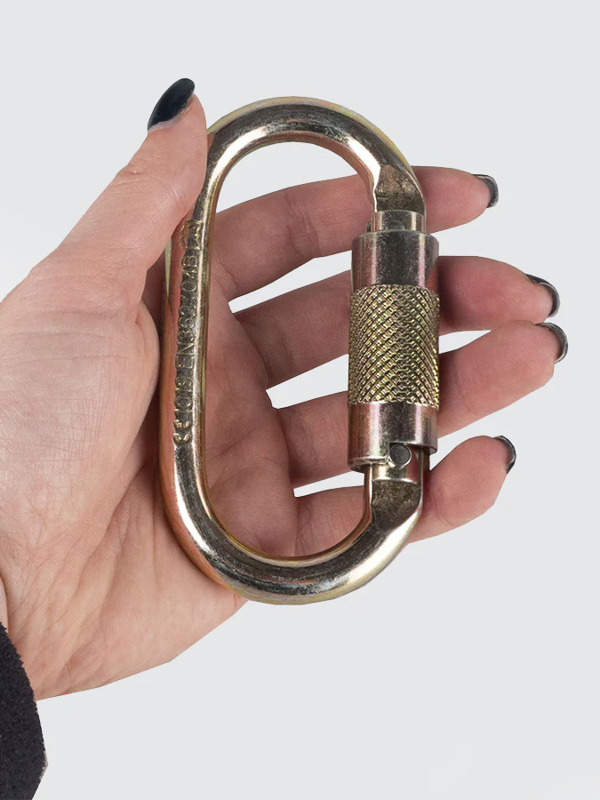 Yoga Studio Prodigy Auto Locking Steel Oval Carabiners – Image 2