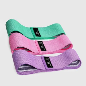 Yoga Studio Resistance Hip Bands - 3 Pack
