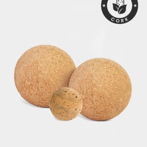 Yoga Studio Cork Unbranded Massage Ball Set of 3 - 2 x 4cm, 2cm