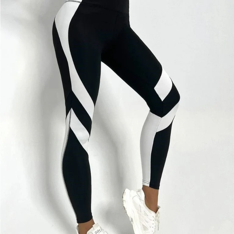 Legging Taille Haute | Bicolore – Image 3