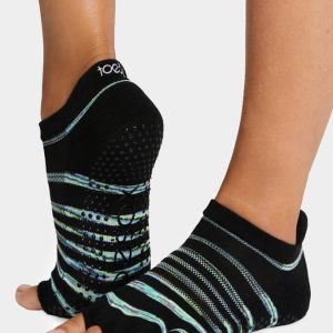 ToeSox Low Rise Tec Half Toe Women's Yoga Grip Socks