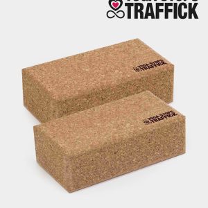 Yoga Stops Traffick Standard Taille Cork Yoga Brick - Twin Pack