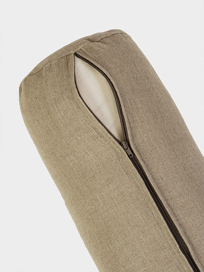 Yoga Studio de sarrasin biologique Hemp Lotus Bolster – Image 5