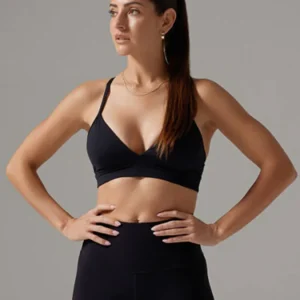 Tavi Adjustable Studio Women's Sports Bra - Ebony