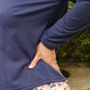 T-shirt Manches Longues PIVERT Bleu Marine