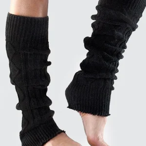 ToeSox Chaussettes de danse - Knee High Leg Warmers - Noir