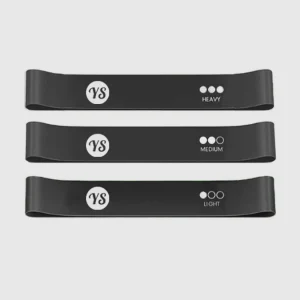 Yoga Studio Resistance Loop Bands - 3 Pack Inc Bag